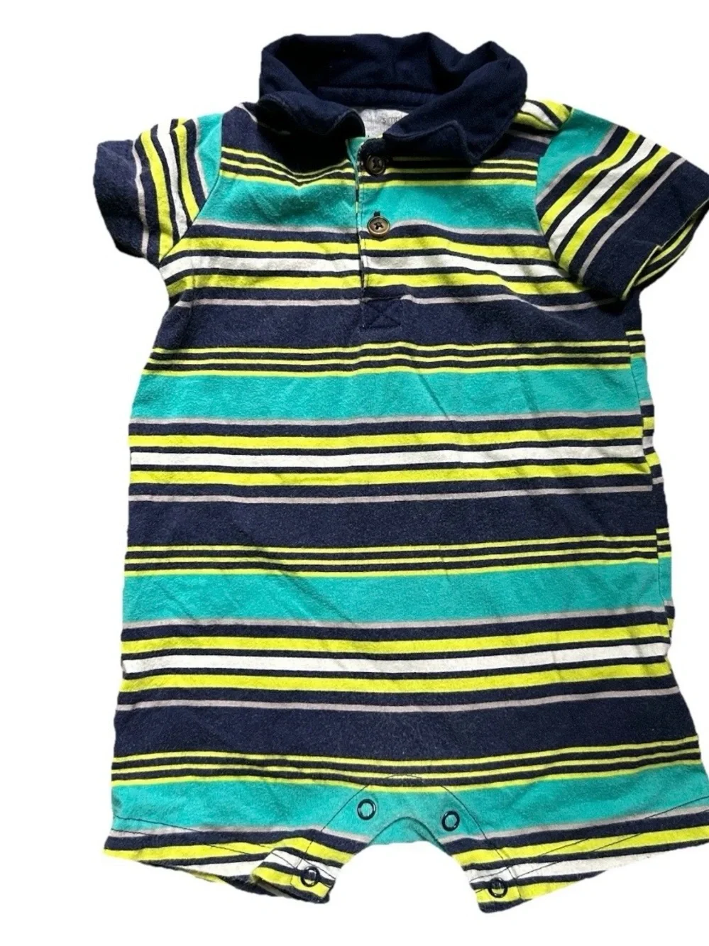 Baby Boy Summer Yoda Romper Pajamas Swim Trunks Shorts Size 6-9 Months